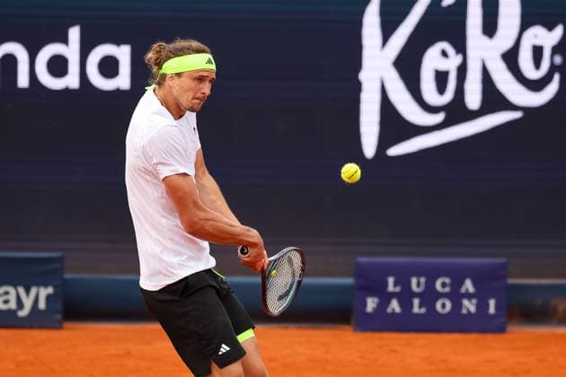 Alexander Zverev (Deutschland), GER, BMW Open by Bitpanda, Alexander Zverev (Deutschland) vs. Alexandre Muller (FRA), Tennis, ATP, Tennis Herren 500, Herren, 14.04.2025, GER, BMW Open by Bitpanda, Alexander Zverev (Deutschland) vs. Alexandre Muller (FRA), Tennis, ATP 500, Herren, 14.04.2025 Muenchen Copyright: xEibner-Pressefoto JennixMaulx EP_JML