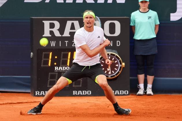 Alexander Zverev (Deutschland), GER, BMW Open by Bitpanda, Alexander Zverev (Deutschland) vs. Alexandre Muller (FRA), Tennis, ATP, Tennis Herren 500, Herren, 14.04.2025, GER, BMW Open by Bitpanda, Alexander Zverev (Deutschland) vs. Alexandre Muller (FRA), Tennis, ATP 500, Herren, 14.04.2025 Muenchen Copyright: xEibner-Pressefoto JennixMaulx EP_JML