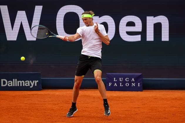 Alexander Zverev (Deutschland), GER, BMW Open by Bitpanda, Alexander Zverev (Deutschland) vs. Alexandre Muller (FRA), Tennis, ATP, Tennis Herren 500, Herren, 14.04.2025, GER, BMW Open by Bitpanda, Alexander Zverev (Deutschland) vs. Alexandre Muller (FRA), Tennis, ATP 500, Herren, 14.04.2025 Muenchen Copyright: xEibner-Pressefoto JennixMaulx EP_JML