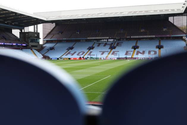 A general view inside the ground ahead of the game. Aston Villa v Paris Saint-Germain, UEFA Champions League, Quarter-Finals, 2nd Leg, Football, Villa Park, Birmingham, UK - 15 Apr 2025 EDITORIAL USE ONLY No use with unauthorised audio, video, data, fixture lists, club league logos or live services. Online in-match use limited to 120 images, no video emulation. No use in betting, games or single club league player publications. Copyright: xRyanxBrowne Shutterstockx 15253922c