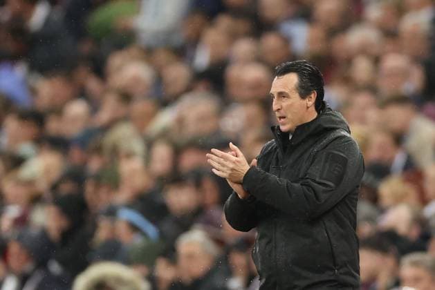 Unai Emery Manager of Aston Villa Aston Villa v Paris Saint-Germain, UEFA Champions League, Quarter-Finals, 2nd Leg, Football, Villa Park, Birmingham, UK - 15 Apr 2025 EDITORIAL USE ONLY No use with unauthorised audio, video, data, fixture lists, club league logos or live services. Online in-match use limited to 120 images, no video emulation. No use in betting, games or single club league player publications. Copyright: xRyanxBrowne Shutterstockx 15253922ar