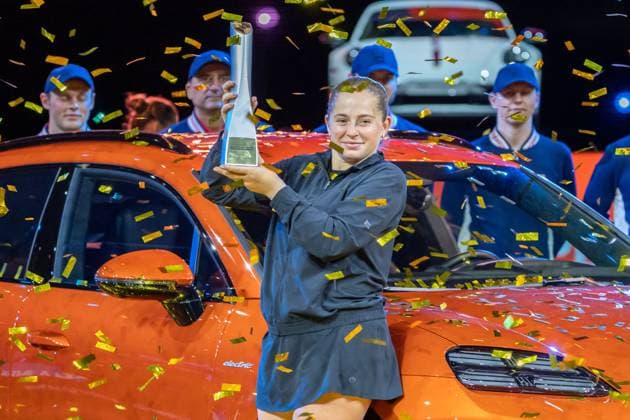 , Aryna Sabalenka vs. Jelena Ostapenko, Tennis, Porsche Tennis Grand Prix, Center Court, Einzel Frauen, Finale, Spielzeit 2025, 21.04.2025, Aryna Sabalenka vs. Jelena Ostapenko, Tennis, Porsche Tennis Grand Prix, Center Court, Einzel Frauen, Finale, Spielzeit 2025, 21.04.2025, Stuttgart Copyright: xEibner-Pressefoto EdwardxCheungx EP_ECG