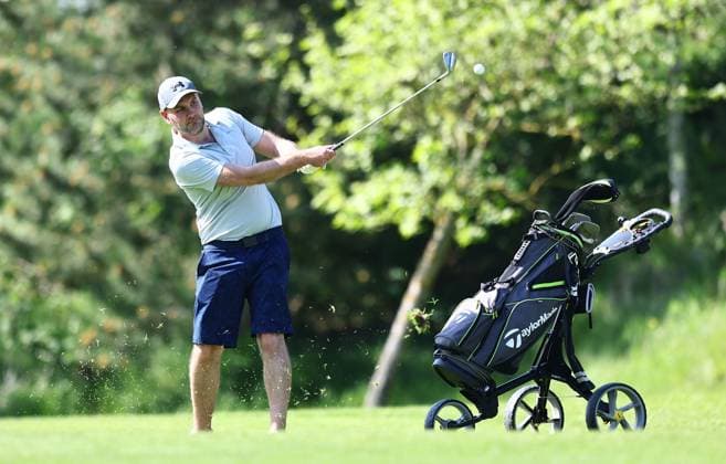 QPR Golf Day @ London Shire GC Queens Park Rangers Golf Day, Football, The Shire Golf Club, London, UK - 30 Apr 2025 EDITORIAL USE ONLY No use with unauthorised audio, video, data, fixture lists, club league logos or live services. Online in-match use limited to 120 images, no video emulation. No use in betting, games or single club league player publications. Copyright: xMichaelxZemanek Shutterstockx 15275547nl