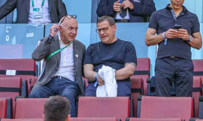 GER, Köln, FC Bayern München vs Werder Bremen, DFB-Pokal Frauen, Fussball, DFB, Spielzeit 2024 2025, Rhein-Energie-Stadion, Finale, im Bild: Max Eberl (FC Bayern München) beim Pokalfinale in Köln DFB DFL REGULATIONS PROHIBIT ANY USE OF PHOTOGRAPHS AS IMAGE SEQUENCES AND OR QUASI-VIDEO, 01.05.2025, Copyright: HMBxMedia HendrikxHamelau