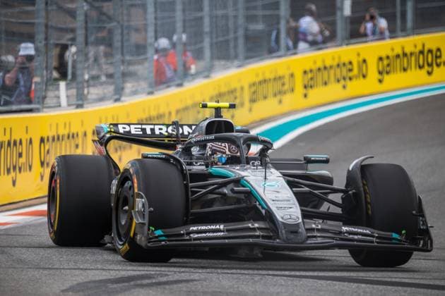 Andrea Kimi Antonelli (Mercedes-AMG Petronas F1 Team, Italien, 12) USA, Formel 1 Weltmeisterschaft, Crypto.com Miami Grand Prix, Miami International Autodrome, Saison 2025, 02.05.2025 USA, Formel 1 Weltmeisterschaft, Crypto.com Miami Grand Prix, Miami International Autodrome, Saison 2025, 02.05.2025 Miami Copyright: xEibner-Pressefoto MaëvaxBurillox EP_MBO