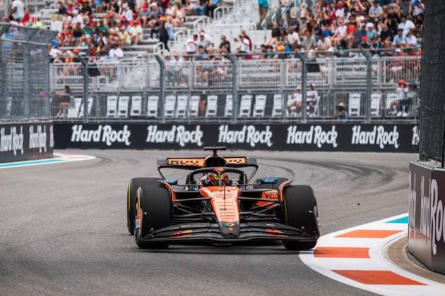 Isack Hadjar (Visa Cash App Racing Bulls F1 Team, Frankreich, 06) USA, Formel 1 Weltmeisterschaft, Crypto.com Miami Grand Prix, Miami International Autodrome, Saison 2025, 02.05.2025 USA, Formel 1 Weltmeisterschaft, Crypto.com Miami Grand Prix, Miami International Autodrome, Saison 2025, 02.05.2025 Miami Copyright: xEibner-Pressefoto MaëvaxBurillox EP_MBO