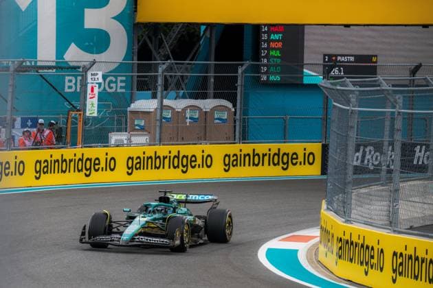 Lance Stroll (Aston Martin Aramco F1 Team, Kanada, 18) USA, Formel 1 Weltmeisterschaft, Crypto.com Miami Grand Prix, Miami International Autodrome, Saison 2025, 02.05.2025 USA, Formel 1 Weltmeisterschaft, Crypto.com Miami Grand Prix, Miami International Autodrome, Saison 2025, 02.05.2025 Miami Copyright: xEibner-Pressefoto MaëvaxBurillox EP_MBO