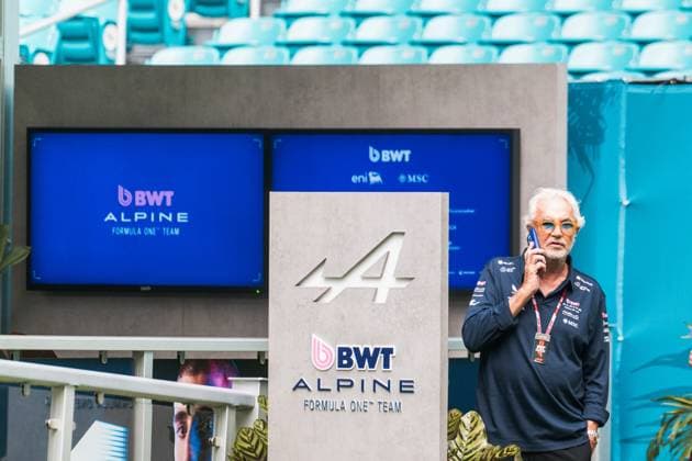 Flavio Briatore (BWT Alpine F1 Team) USA, Formel 1 Weltmeisterschaft, Crypto.com Miami Grand Prix, Miami International Autodrome, Saison 2025, 03.05.2025 USA, Formel 1 Weltmeisterschaft, Crypto.com Miami Grand Prix, Miami International Autodrome, Saison 2025, 03.05.2025 Miami Copyright: xEibner-Pressefotox EP_mbu