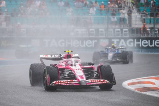 Liam Lawson (Visa Cash App Racing Bulls F1 Team, Neuseeland, 30) USA, Formel 1 Weltmeisterschaft, Crypto.com Miami Grand Prix, Miami International Autodrome, Saison 2025, 03.05.2025 USA, Formel 1 Weltmeisterschaft, Crypto.com Miami Grand Prix, Miami International Autodrome, Saison 2025, 03.05.2025 Miami Copyright: xEibner-Pressefoto MaevaxBurillox EP_MBO