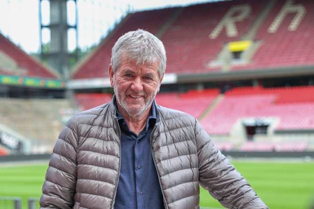 GER, 2.FBL, PK 1. FC Koeln, kurzfristige Trainervorstellung 05.05.2025, Rheinenergie Stadion, Koeln, GER, 2.FBL, PK 1. FC Koeln, kurzfristige Trainervorstellung , im Bild: nach kurzfristiger Entlassung von Trainer Gerhard Struber und Geschäftsführer Keller wird erneut Friedhelm Funkel als Trainer für die beiden letzten Saisonspiele eingesetzt