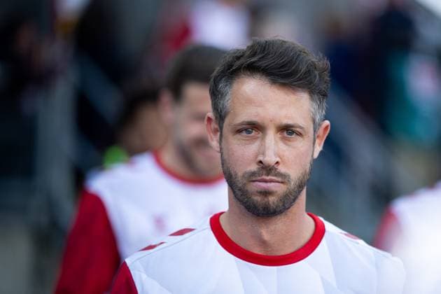 Mark Uth (FC Koeln, 13), GER, 1. FC Nuernberg (FCN) vs 1. FC Koeln (KOE), Fussball 2. Bundesliga, 33. Spieltag, Saison 2024 2025, 09.05.2025 DFB DFL regulations prohibit any use of photographs as image sequences and or quasi-video GER, 1. FC Nuernberg (FCN) vs 1. FC Koeln (KOE), Fussball 2. Bundesliga, 33. Spieltag, Saison 2024 2025, 09.05.2025 Nuernberg