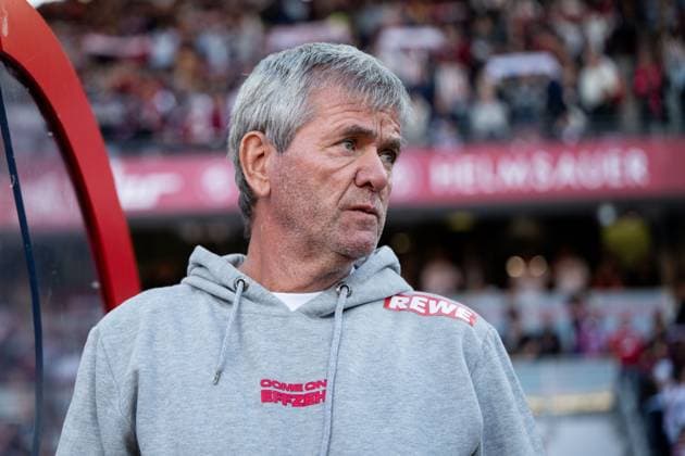 Friedhelm Funkel (FC Koeln, Trainer), GER, 1. FC Nuernberg (FCN) vs 1. FC Koeln (KOE), Fussball 2. Bundesliga, 33. Spieltag, Saison 2024 2025, 09.05.2025 DFB DFL regulations prohibit any use of photographs as image sequences and or quasi-video GER, 1. FC Nuernberg (FCN) vs 1. FC Koeln (KOE), Fussball 2. Bundesliga, 33. Spieltag, Saison 2024 2025, 09.05.2025 Nuernberg