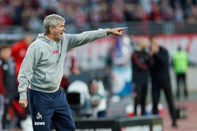 Friedhelm Funkel (1.FC Koeln, Headcoach, Coach, Trainer), 09.05.2025, Fussball, 2. Bundesliga, 1. FC Nürnberg - 1. FC Köln, GER, Nuernberg, Max-Morlock-Stadion, DFL REGULATIONS PROHIBIT ANY USE OF PHOTOGRAPHS AS IMAGE SEQUENCES AND OR QUASI-VIDEO.
