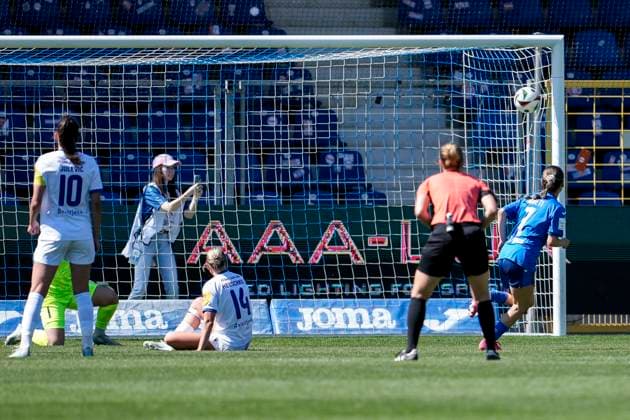 Torschützin Ereleta Memeti (TSG, 7), erzielt das Tor zum 4:0, Treffer, Torerfolg, Highlight, Action, Aktion, Spielszene, 11.05.2025, Sinsheim (Hoffenheim) (Deutschland), Fussball, Google Pixel Frauen-Bundesliga, TSG 1899 Hoffenheim - FC Carl Zeiss Jena, DFB DFL REGULATIONS PROHIBIT ANY USE OF PHOTOGRAPHS AS IMAGE SEQUENCES AND OR QUASI-VIDEO.