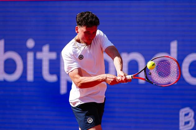 Max Hans Rehberg (GER) GER, Daniel Dutra da Silva (BRA) vs. Max Hans Rehberg (GER), Tennis, ATP, Tennis Herren 500, Bitpanda Hamburg Open, Qualifikation, Runde 1, 17.05.2025 GER, Daniel Dutra da Silva (BRA) vs. Max Hans Rehberg (GER), Tennis, ATP 500, Bitpanda Hamburg Open, Qualifikation, Runde 1, 17.05.2025 Hamburg Copyright: xEibner-Pressefoto MarcelxvonxFehrnx EP_MFN