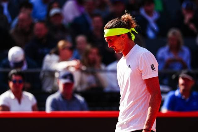 Alexander Zverev (GER) GER, Alexander Zverev (GER) vs. Alexandre Muller (FRA), Tennis, ATP, Tennis Herren 500, Bitpanda Hamburg Open, Achtelfinale, 21.05.2025 GER, Alexander Zverev (GER) vs. Alexandre Muller (FRA), Tennis, ATP 500, Bitpanda Hamburg Open, Achtelfinale, 21.05.2025 Hamburg Copyright: xEibner-Pressefoto MarcelxvonxFehrnx EP_MFN