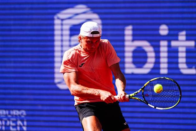 Alexandre Muller (FRA) GER, Alexander Zverev (GER) vs. Alexandre Muller (FRA), Tennis, ATP, Tennis Herren 500, Bitpanda Hamburg Open, Achtelfinale, 21.05.2025 GER, Alexander Zverev (GER) vs. Alexandre Muller (FRA), Tennis, ATP 500, Bitpanda Hamburg Open, Achtelfinale, 21.05.2025 Hamburg Copyright: xEibner-Pressefoto MarcelxvonxFehrnx EP_MFN