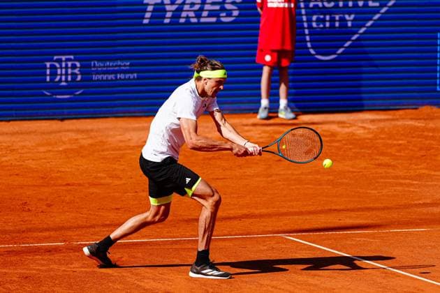 Alexander Zverev (GER) GER, Alexander Zverev (GER) vs. Alexandre Muller (FRA), Tennis, ATP, Tennis Herren 500, Bitpanda Hamburg Open, Achtelfinale, 21.05.2025 GER, Alexander Zverev (GER) vs. Alexandre Muller (FRA), Tennis, ATP 500, Bitpanda Hamburg Open, Achtelfinale, 21.05.2025 Hamburg Copyright: xEibner-Pressefoto MarcelxvonxFehrnx EP_MFN