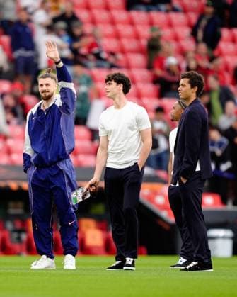 Radu Dragusin of Tottenham Hotspur on the pitch prior to kick off Tottenham Hotspur v Manchester United, ManU Europa League Final, Football, San Mames Stadium, Bilbao, Spain - 21 May 2025 EDITORIAL USE ONLY No use with unauthorised audio, video, data, fixture lists, club league logos or live services. Online in-match use limited to 120 images, no video emulation. No use in betting, games or single club league player publications. Copyright: xGokhanxTaner Shutterstockx 15312892c