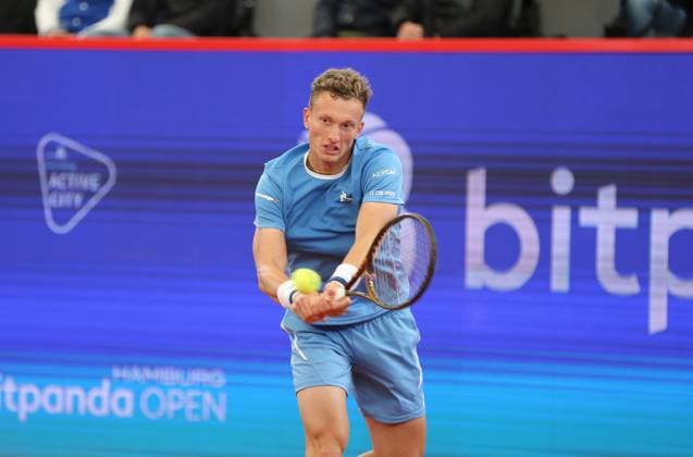 22.05.2025, xcex, GER, Hamburg, Tennis Stadion am Rothenbaum, Tennis, Herren, ATP, Tennis Herren 500 Turnier, Tournament, Bitpanda Hamburg Open 2025, Viertelfinale, Jiri Lehecka (Tschechien, CZE)