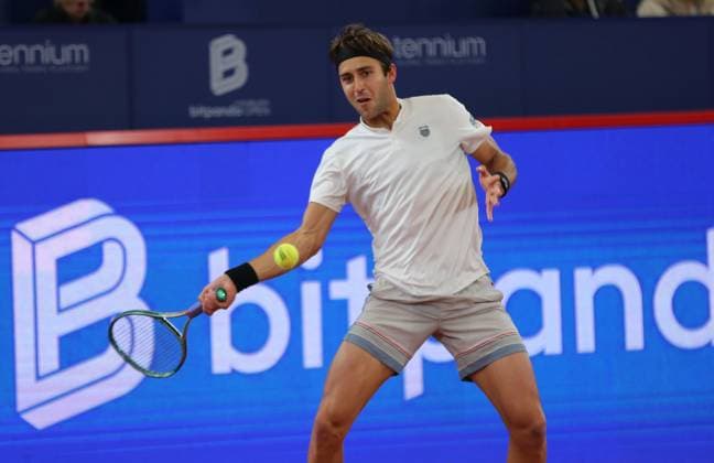 22.05.2025, xcex, GER, Hamburg, Tennis Stadion am Rothenbaum, Tennis, Herren, ATP, Tennis Herren 500 Turnier, Tournament, Bitpanda Hamburg Open 2025, Viertelfinale, Tomas Martin Etcheverry (Argentinien)