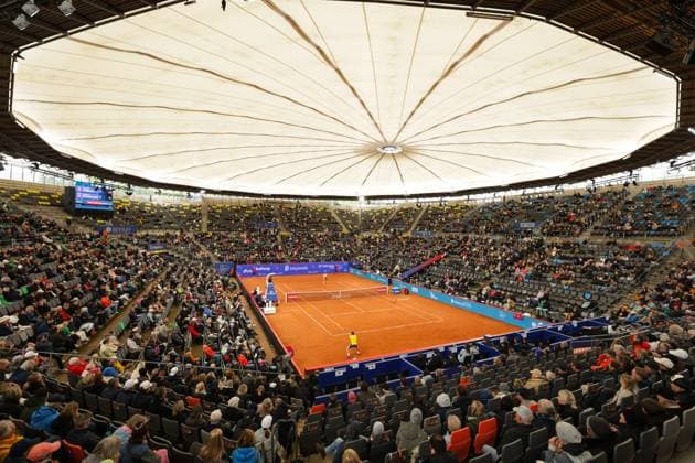 GER, Hamburg, xFSx , ATP, Tennis Herren 500 , Herren Tennistunier Bitpanda Hamburg Open 2025, Viertelfinale , 22.05.2025 Am Rothenbaum Centre Court ,Themenfoto, Themenbild, Symbolfoto, Symbolbild, Stockfoto Copyright: HMBxMedia FernandoxSoares