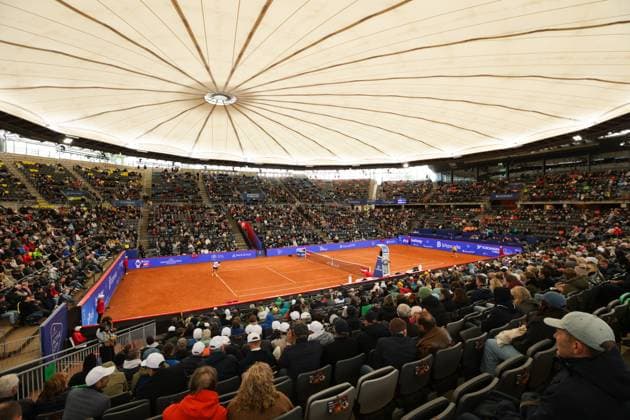 GER, Hamburg, xFSx , ATP, Tennis Herren 500 , Herren Tennistunier Bitpanda Hamburg Open 2025, Viertelfinale , 22.05.2025 Am Rothenbaum Centre Court ,Themenfoto, Themenbild, Symbolfoto, Symbolbild, Stockfoto Copyright: HMBxMedia FernandoxSoares