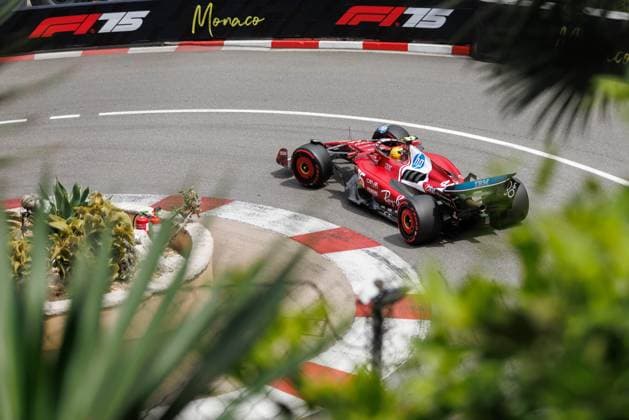 Lewis Hamilton (Scuderia Ferrari HP, 44) mit seinem Auto auf der Strecke, Grosser Preis von Monaco, Motorsport, Formel 1, Saison 2025, 23.05.2025 Grosser Preis von Monaco, Motorsport, Formel 1, Saison 2025, 23.05.2025 Monte Carlo Copyright: xEibner-Pressefoto AlexanderxNeisx EP_ANS