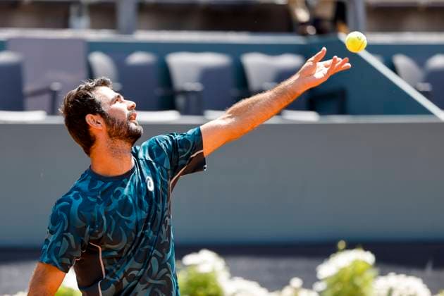 Fabien Reboul (FRA) , Schweiz, Tennis, Gonet Geneva Open ATP, Tennis Herren 250), Final Doppel,2025, Ariel Behar (URU) Joran Vliegen (BEL) vs. Sadio Doumbia (FRA) Fabien Reboul (FRA), 24.05.2025, Parc des Eaux-Vives, Genf, Schweiz Genf Parc des Eaux-Vives Genf Schweiz Copyright: xGrantxHubbsx