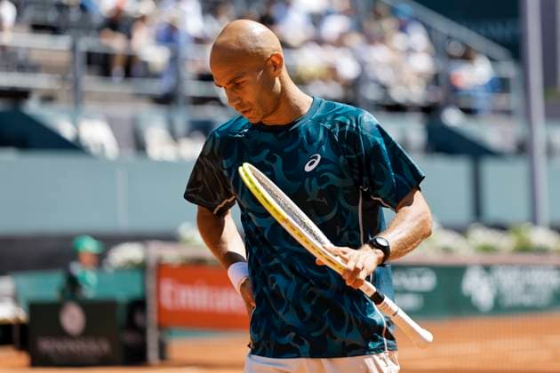 Sadio Doumbia (FRA) , Schweiz, Tennis, Gonet Geneva Open ATP, Tennis Herren 250), Final Doppel,2025, Ariel Behar (URU) Joran Vliegen (BEL) vs. Sadio Doumbia (FRA) Fabien Reboul (FRA), 24.05.2025, Parc des Eaux-Vives, Genf, Schweiz Genf Parc des Eaux-Vives Genf Schweiz Copyright: xGrantxHubbsx
