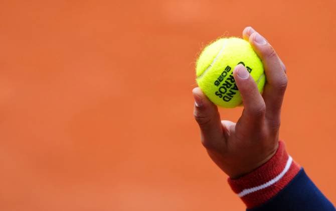 A ballboy in action on day one French Open Tennis, Day One, Tennis, Roland Garros, Paris, France - 25 May 2025 EDITORIAL USE ONLY No use with unauthorised audio, video, data, fixture lists, club league logos or live services. Online in-match use limited to 120 images, no video emulation. No use in betting, games or single club league player publications. Copyright: xJavierxGarcia Shutterstockx 15314618i