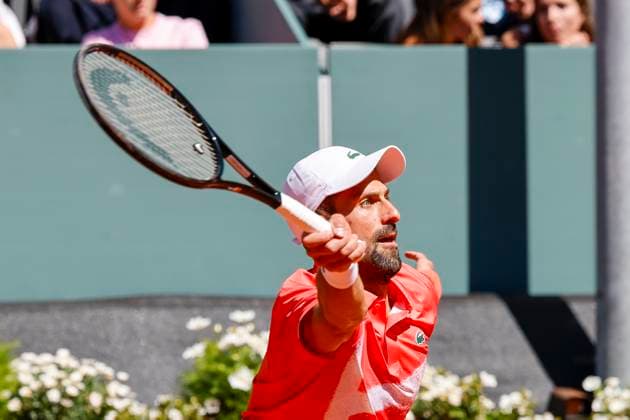 Novak Djokovic (SRB) , Schweiz, Tennis, Gonet Geneva Open ATP, Tennis Herren 250), Final Doppel,2025, Ariel Behar (URU) Joran Vliegen (BEL) vs. Sadio Doumbia (FRA) Fabien Reboul (FRA), 24.05.2025, Parc des Eaux-Vives, Genf, Schweiz Genf Parc des Eaux-Vives Genf Schweiz Copyright: xGrantxHubbsx