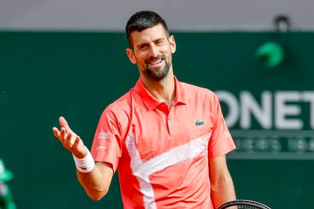 Novak Djokovic (SRB) , Schweiz, Tennis, Gonet Geneva Open ATP, Tennis Herren 250), Final Doppel,2025, Ariel Behar (URU) Joran Vliegen (BEL) vs. Sadio Doumbia (FRA) Fabien Reboul (FRA), 24.05.2025, Parc des Eaux-Vives, Genf, Schweiz Genf Parc des Eaux-Vives Genf Schweiz Copyright: xGrantxHubbsx