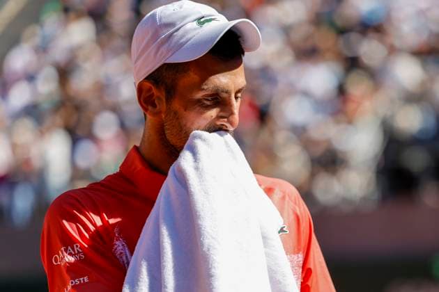 Novak Djokovic (SRB) , Schweiz, Tennis, Gonet Geneva Open ATP, Tennis Herren 250), Final Doppel,2025, Ariel Behar (URU) Joran Vliegen (BEL) vs. Sadio Doumbia (FRA) Fabien Reboul (FRA), 24.05.2025, Parc des Eaux-Vives, Genf, Schweiz Genf Parc des Eaux-Vives Genf Schweiz Copyright: xGrantxHubbsx