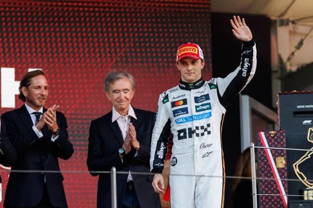 Oscar Piastri (McLaren Formula 1 Team, 81), Grosser Preis von Monaco, Motorsport, Formel 1, Saison 2025, 25.05.2025 Grosser Preis von Monaco, Motorsport, Formel 1, Saison 2025, 25.05.2025 Copyright: xEibner-Pressefoto AlexanderxNeisx EP_ANS