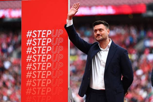 Manager Johnnie Jackson of AFC Wimbledon AFC Wimbledon v Walsall, EFL Sky Bet League Two, Play-Off Final, Football, Wembley Stadium, London, UK - 26 May 2025 EDITORIAL USE ONLY No use with unauthorised audio, video, data, fixture lists, club league logos or live services. Online in-match use limited to 120 images, no video emulation. No use in betting, games or single club league player publications. Copyright: xJamesxMarsh Shutterstockx 15316457df