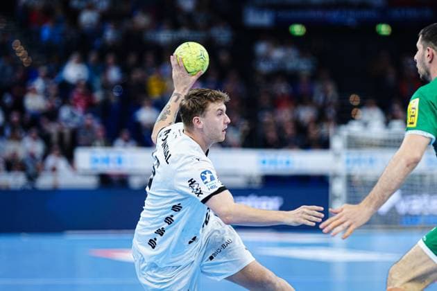 Emil Wernsdorf Madsen (THW Kiel, 45) GER, THW Kiel vs. SC DHfK Leipzig, Handball, Bundesliga, Spieltag, 31, Saison 2024 2025, 28.05.2025 GER, THW Kiel vs. SC DHfK Leipzig, Handball, Bundesliga, Spieltag, 31, Saison 2024 2025, 28.05.2025 Kiel Copyright: xEibner-Pressefoto MarcelxvonxFehrnx EP_MFN