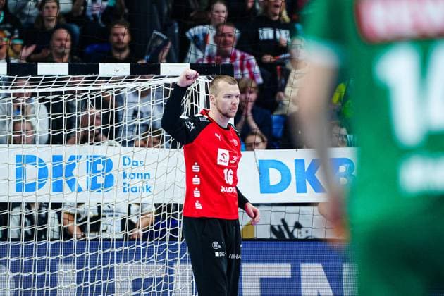 Jubel nach Parade Tomas Mrkva (THW Kiel, 16) GER, THW Kiel vs. SC DHfK Leipzig, Handball, Bundesliga, Spieltag, 31, Saison 2024 2025, 28.05.2025 GER, THW Kiel vs. SC DHfK Leipzig, Handball, Bundesliga, Spieltag, 31, Saison 2024 2025, 28.05.2025 Kiel Copyright: xEibner-Pressefoto MarcelxvonxFehrnx EP_MFN
