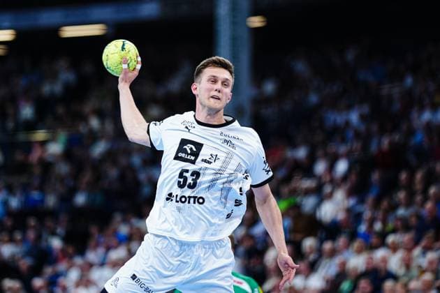 Wurf Tor Nikola Bilyk (THW Kiel, 53) GER, THW Kiel vs. SC DHfK Leipzig, Handball, Bundesliga, Spieltag, 31, Saison 2024 2025, 28.05.2025 GER, THW Kiel vs. SC DHfK Leipzig, Handball, Bundesliga, Spieltag, 31, Saison 2024 2025, 28.05.2025 Kiel Copyright: xEibner-Pressefoto MarcelxvonxFehrnx EP_MFN