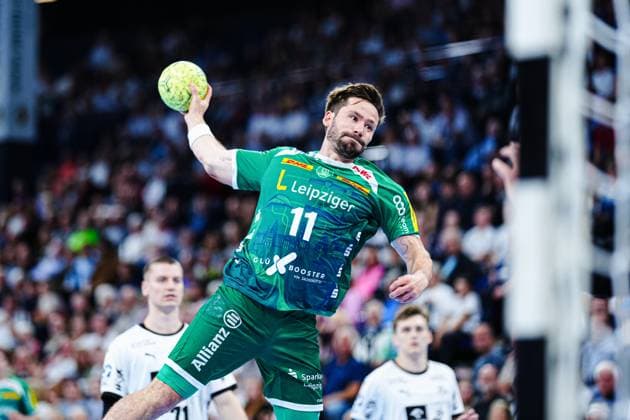 Wurf Tor Lukas Binder (SC DHfK Leipzig, 11) GER, THW Kiel vs. SC DHfK Leipzig, Handball, Bundesliga, Spieltag, 31, Saison 2024 2025, 28.05.2025 GER, THW Kiel vs. SC DHfK Leipzig, Handball, Bundesliga, Spieltag, 31, Saison 2024 2025, 28.05.2025 Kiel Copyright: xEibner-Pressefoto MarcelxvonxFehrnx EP_MFN