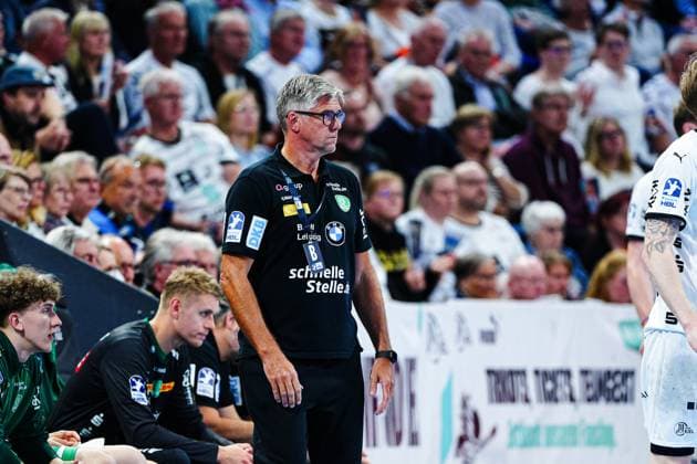Runar Sigtryggsson (SC DHfK Leipzig, Trainer) GER, THW Kiel vs. SC DHfK Leipzig, Handball, Bundesliga, Spieltag, 31, Saison 2024 2025, 28.05.2025 GER, THW Kiel vs. SC DHfK Leipzig, Handball, Bundesliga, Spieltag, 31, Saison 2024 2025, 28.05.2025 Kiel Copyright: xEibner-Pressefoto MarcelxvonxFehrnx EP_MFN