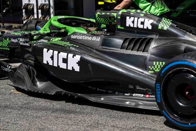 F1 - SPANISH GRAND PRIX 2025 Stake F1 Team Kick C45, mechanical detail, engine, moteur cover during the Formula 1 Aramco Gran Premio de Espana 2025, Spanish Grand Prix 2025, 9th round of the 2025 FIA Formula One World Championship, WM, Weltmeisterschaft from May 30 to June 1, 2025 on the Circuit de Barcelona-Catalunya, in Montmelo, Spain - MontmeloSpain Copyright: xCharlyxLopezx