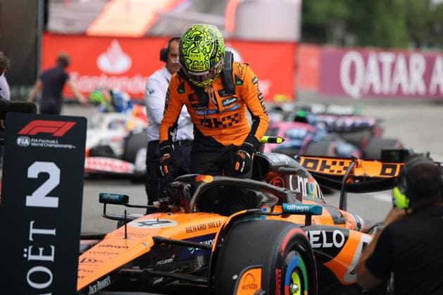 Lando Norris (McLaren Formula 1 Team, 04), Qualifying, ESP, Formel 1 Weltmeisterschaft, Aramco Grand Prix von Spanien, Circuit de Barcelona Catalunya, Saison 2025, 31.05.2025 ITA, Formel 1 Weltmeisterschaft, Spanish Grand Prix, 31.05.2024 Barcelona Copyright: xEibner-Pressefoto AnnikaxGrafx EP_AGF