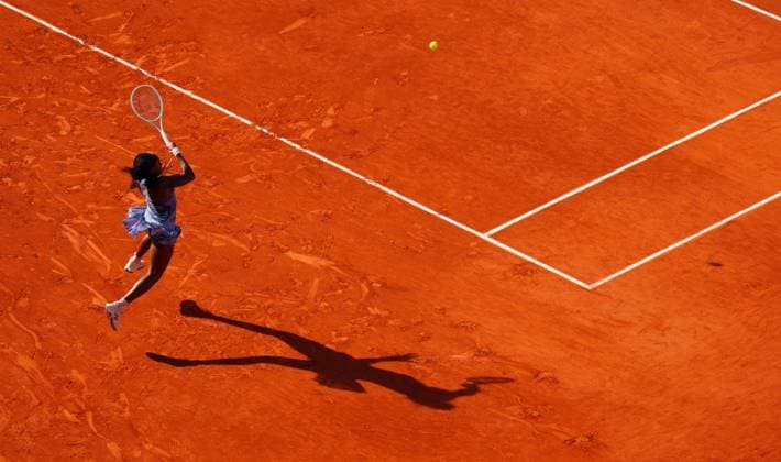 Sport Bilder des Tages Coco Gauff in third round action French Open Tennis, Day Seven, Tennis, Roland Garros, Paris, France - 31 May 2025 EDITORIAL USE ONLY No use with unauthorised audio, video, data, fixture lists, club league logos or live services. Online in-match use limited to 120 images, no video emulation. No use in betting, games or single club league player publications. Copyright: xJavierxGarcia Shutterstockx 15330912bh