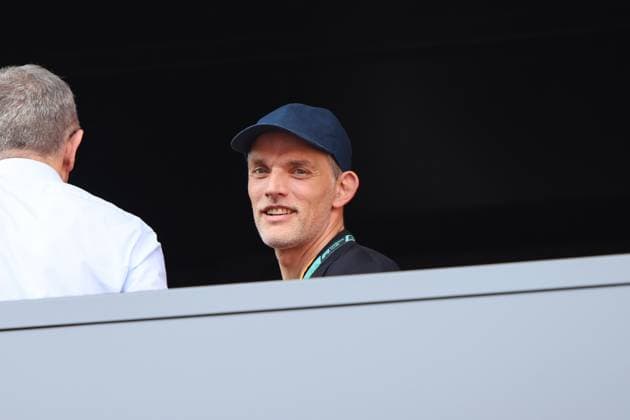 Thomas Tuchel, Trainer, englische Nationalmannschaft, Race day, ESP, Formel 1 Weltmeisterschaft, Aramco Grand Prix von Spanien, Circuit de Barcelona Catalunya, Saison 2025, 01.06.2025 ITA, Formel 1 Weltmeisterschaft, Spanish Grand Prix, 01.06.2024 Barcelona Copyright: xEibner-Pressefoto AnnikaxGrafx EP_AGF