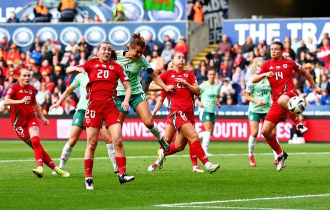 Cristiana Girelli of Italy scores a goal to make the score 0-2. Wales Women v Italy Women, UEFA Women s Nations League - League A - Group 4, Football, Swansea.com Stadium, Swansea, Wales, UK - 03 Jun 2025 EDITORIAL USE ONLY No use with unauthorised audio, video, data, fixture lists, club league logos or live services. Online in-match use limited to 120 images, no video emulation. No use in betting, games or single club league player publications. Copyright: xJamesxMarsh Shutterstockx 15338010al