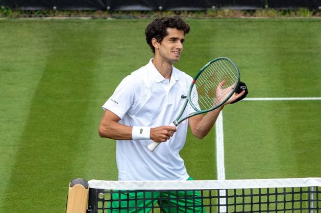 Pierre-Hugues Herbert gewinnt das Spiel in zwei Saetzen gegen Maximilian Marterer, Maximilian Marterer vs. Pierre-Hugues Herbert, Tennis, ATP, Tennis Herren Turnier, Boss-Open, Qualifikation, 07.06.2025, Maximilian Marterer vs. Pierre-Hugues Herbert, Tennis, ATP-Turnier, Boss-Open, Qualifikation, 07.06.2025, Stuttgart Copyright: xEibner-Pressefoto EdwardxCheungx EP_ECG