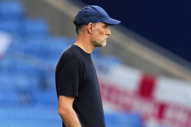 England head coach Thomas Tuchel in the technical area Andorra v England, FIFA 2026 World Cup Qualifying, Group K, Football, RCDE Stadium, Barcelona, Spain - 07 Jun 2025 EDITORIAL USE ONLY No use with unauthorised audio, video, data, fixture lists, club league logos or live services. Online in-match use limited to 120 images, no video emulation. No use in betting, games or single club league player publications. Copyright: xBaguxBlanco Shutterstockx 15345797bv
