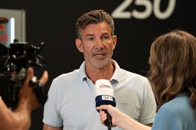 Charly Steeb Manager von Justin Engel, Interview, Portrait, Alex Michelsen vs. Justin Engel, Tennis, ATP, Tennis Herren Turnier, Boss-Open, Center-Court, Achtelfinale, 11.06.2025, Alex Michelsen vs. Justin Engel, Tennis, ATP-Turnier, Boss-Open, Center-Court, Achtelfinale, 11.06.2025, Stuttgart Copyright: xEibner-Pressefoto EdwardxCheungx EP_ECG