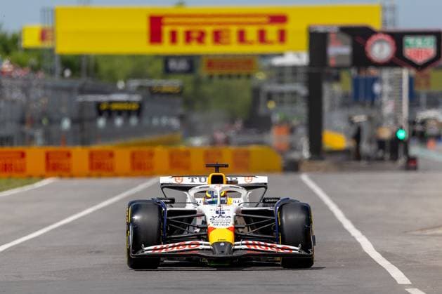 Isack Hadjar (Visa Cash App Racing Bulls F1 Team, Frankreich, 06) im VCARB 02, CAN, Formel 1 Weltmeisterschaft, Grand Prix von Kanada, Circuit Gilles Villeneuve, Freies Training 1, Saison 2025, 13.06.2025 CAN, Formel 1 Weltmeisterschaft, Grand Prix von Kanada, Circuit Gilles Villeneuve, Freies Training 1, Saison 2025, 13.06.2025 Montreal Copyright: xEibner-Pressefoto MarcelxFischerx EP_MFI